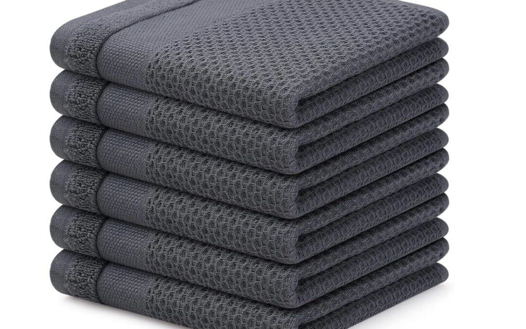 100% Cotton Dishcloths – 6 Pack – 12×12 – $7.79 shipped! | The Coupon is on the Grey only